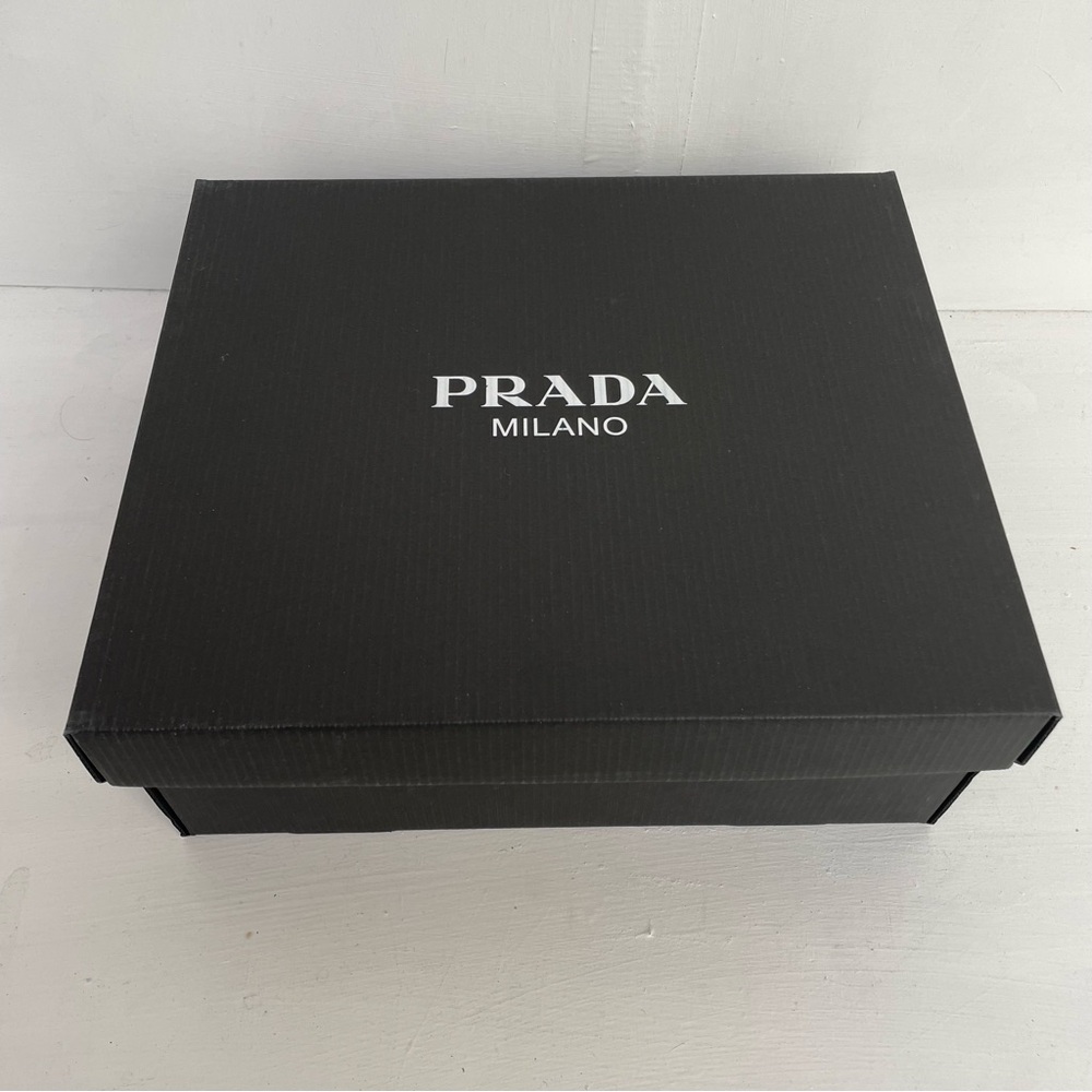 Prada Prax 2.0 Fabric And Mesh Sneakers White NWT In Box - Picture 2 of 15